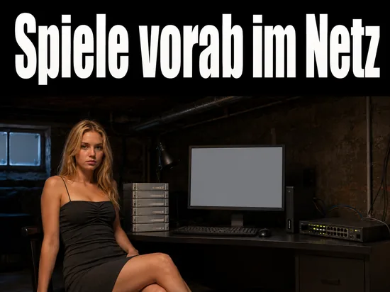 Kellerraum mit Rechner, Datentraegern und Netzwerktechnik