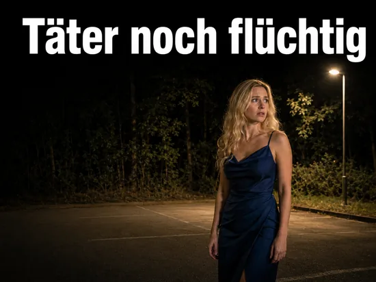 Frau nachts auf einem abgelegenen Parkplatz am Waldrand: Taeter nach Ueberfall in Bonn weiterhin fluechtig