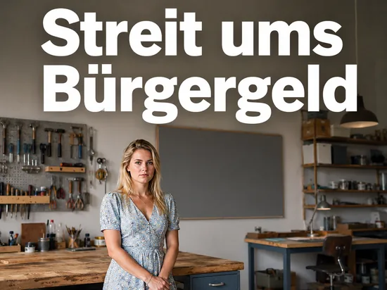 Werkstatt eines Handwerksbetriebs mit Werkbank und ordentlich abgelegtem Werkzeug