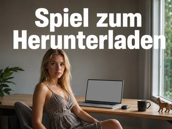 Schreibtisch am Fenster mit Notebook, Maus und Holzfigur