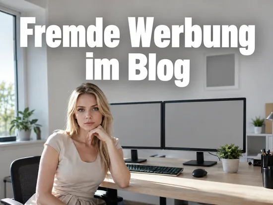 Arbeitsplatz mit zwei leeren Monitoren am Fenster