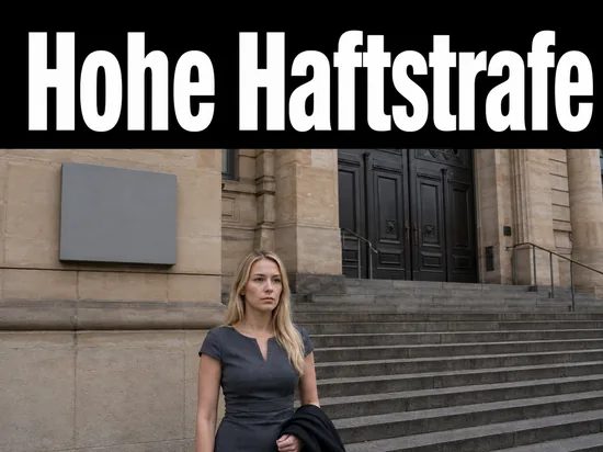 Fassade eines deutschen Landgerichts mit Eingangstreppe