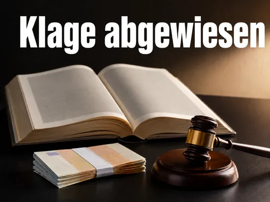 Aufgeschlagenes Gesetzbuch mit Geldscheinen und Richterhammer