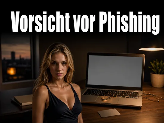 Notebook mit leerer Anmeldeseite neben einer Bankkarte ohne Aufschrift